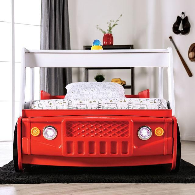 FIERSTALL Twin Bed, Red - Time 2 Sleep (West Covina, CA)