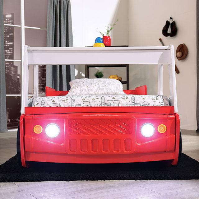 FIERSTALL Twin Bed, Red - Time 2 Sleep (West Covina, CA)