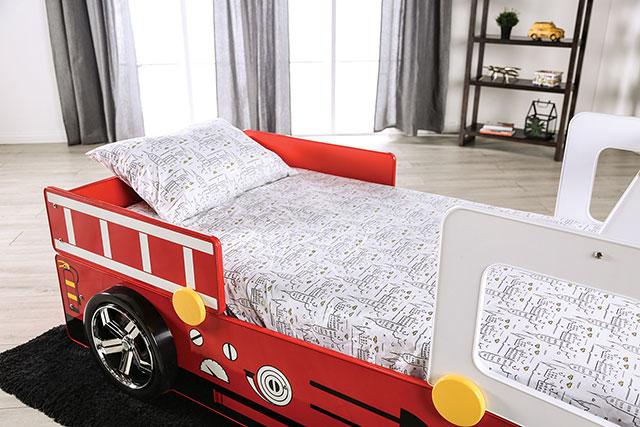 FIERSTALL Twin Bed, Red - Time 2 Sleep (West Covina, CA)