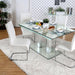 Richfield I Silver/Chrome Dining Table - Time 2 Sleep (West Covina, CA)