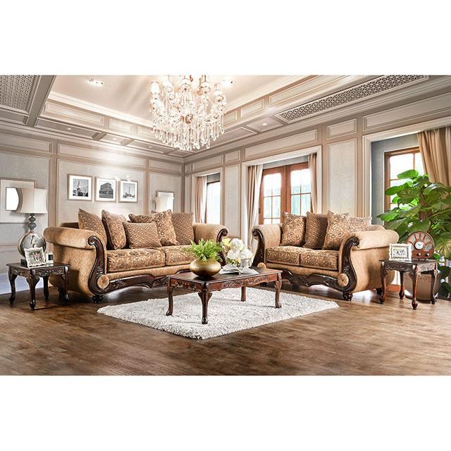 NICANOR Tan/Gold Sofa - Time 2 Sleep (West Covina, CA)
