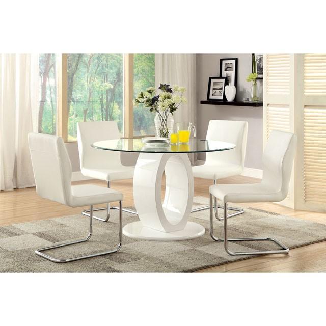 LODIA I White Side Chair - Time 2 Sleep (West Covina, CA)