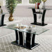 Staten Glossy Black/Chrome Coffee Table - Time 2 Sleep (West Covina, CA)