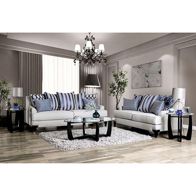 Sisseton Light Gray Love Seat - Time 2 Sleep (West Covina, CA)