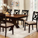Liberta Dark Oak/Black Dining Table - Time 2 Sleep (West Covina, CA)
