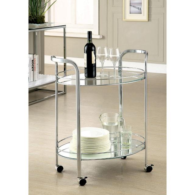 LOULE Chrome Serving Cart - Time 2 Sleep (West Covina, CA)