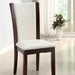 Manhattan I Dark Cherry/White Side Chair, White (2/CTN) - Time 2 Sleep (West Covina, CA)