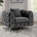 SAPPHIRA Chair, Dark Gray - Time 2 Sleep (West Covina, CA)