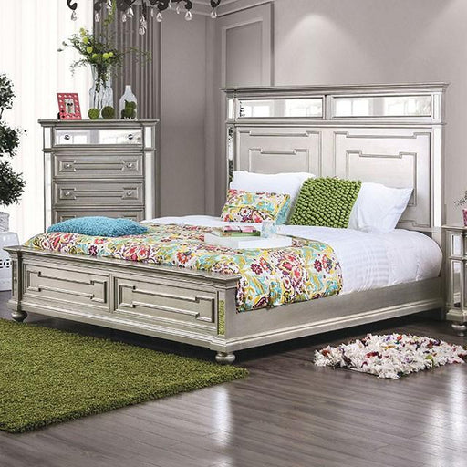 Salamanca Silver Cal.King & Queen Bed - Time 2 Sleep (West Covina, CA)