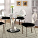 VALO Silver/Black Round Dining Table - Time 2 Sleep (West Covina, CA)