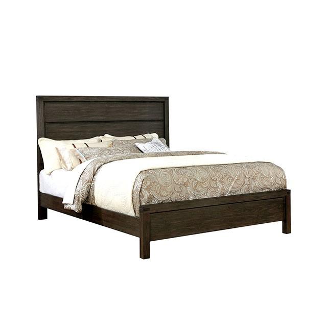 Rexburg Wire-Brushed Rustic Brown E.King & Full Bed - Time 2 Sleep (West Covina, CA)