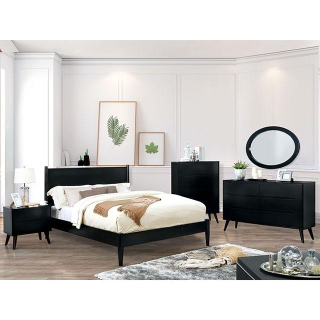 LENNART II Black & White Cal.King, E.King, Full, Queen, Twin Bed - Time 2 Sleep (West Covina, CA)