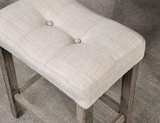 TORREON 5 Pc. Counter Ht. Table Set, Light Gray/Beige - Time 2 Sleep (West Covina, CA)