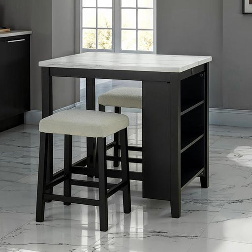 Chalcedony 3 Pc. Dining Table Set - Time 2 Sleep (West Covina, CA)