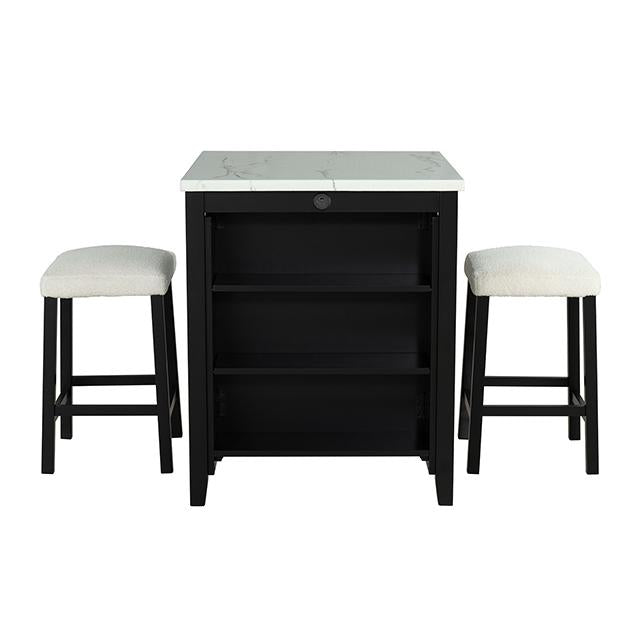 Chalcedony 3 Pc. Dining Table Set - Time 2 Sleep (West Covina, CA)