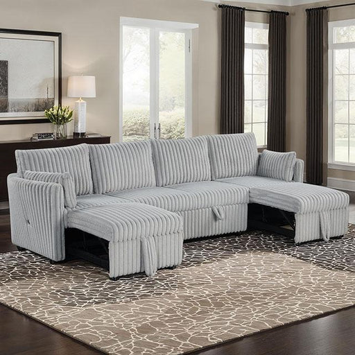 Denholme U-Sectional w/ Pull Out - Time 2 Sleep (West Covina, CA)