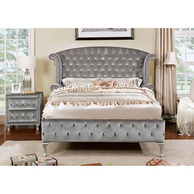 Alzir Night Stand Gray - Time 2 Sleep (West Covina, CA)