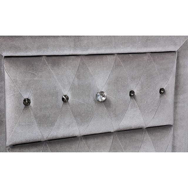 Alzir Gray Night Stand - Time 2 Sleep (West Covina, CA)