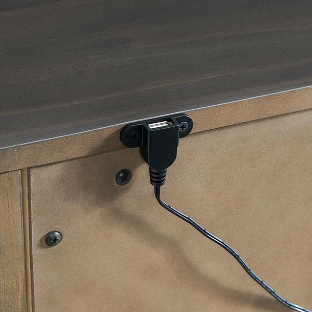 ALAINA Night Stand With USB Plug - Time 2 Sleep (West Covina, CA)