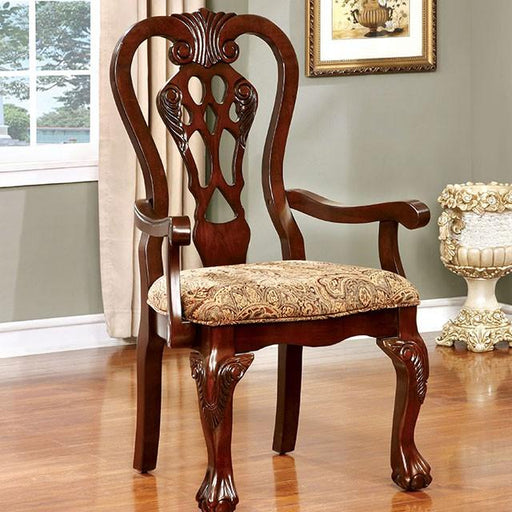 ELANA Brown Cherry Arm Chair (2/CTN) - Time 2 Sleep (West Covina, CA)