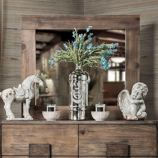 AVEIRO Rustic Natural Tone Mirror - Time 2 Sleep (West Covina, CA)
