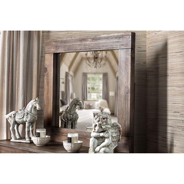 AVEIRO Rustic Natural Tone Mirror - Time 2 Sleep (West Covina, CA)