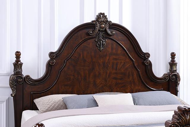 Francione E.King & Queen Bed White & Chrome - Time 2 Sleep (West Covina, CA)