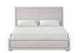 Crowthorne E.King & Queen Bed Grey & White - Time 2 Sleep (West Covina, CA)