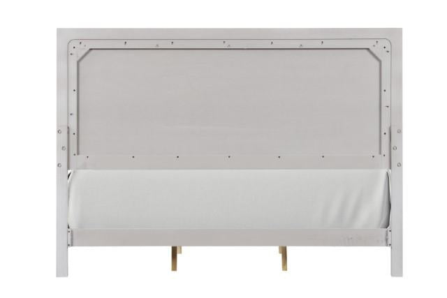 Crowthorne E.King & Queen Bed Grey & White - Time 2 Sleep (West Covina, CA)