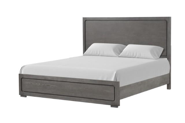 Crowthorne E.King & Queen Bed Grey & White - Time 2 Sleep (West Covina, CA)