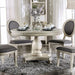 Kathryn Antique White Round Dining Table, Antique White - Time 2 Sleep (West Covina, CA)