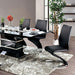 Midvale Black/Chrome Dining Table - Time 2 Sleep (West Covina, CA)