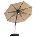 Nuti 10 Ft Round Umbrella w/ LED Light + 37" Large Base - Time 2 Sleep (West Covina, CA)