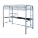 Opal Iii Black & Silver Twin Loft Bed - Time 2 Sleep (West Covina, CA)