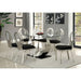 ORLA Silver/Black Side Chair (2/CTN) - Time 2 Sleep (West Covina, CA)