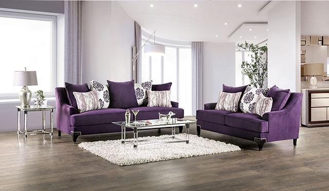 Sisseton Purple Sofa - Time 2 Sleep (West Covina, CA)