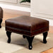 VAUGH Rustic Brown Ottoman - Time 2 Sleep (West Covina, CA)