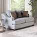 SKYLINE Loveseat, Light Gray/Brown - Time 2 Sleep (West Covina, CA)