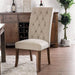 Marshall Beige/Rustic Oak Side Chair (2/CTN) - Time 2 Sleep (West Covina, CA)