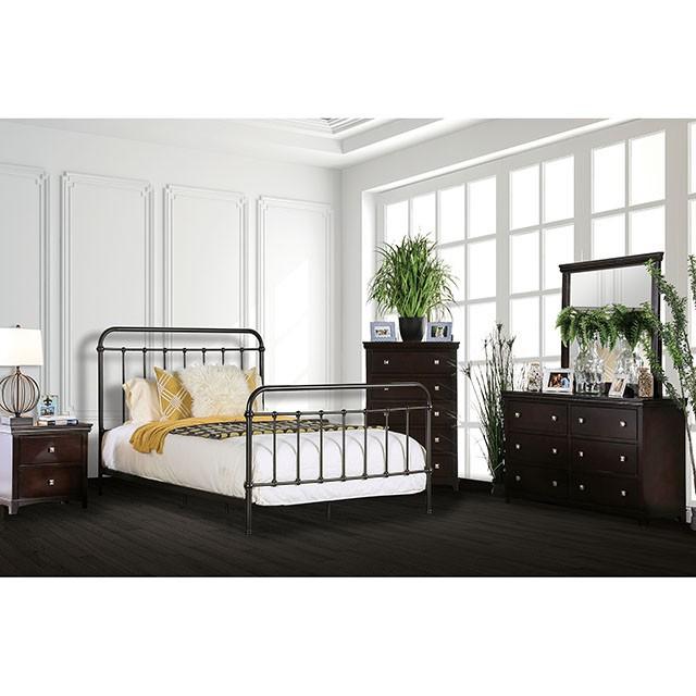 IRIA Dark Bronze Cal.King & E.King Bed - Time 2 Sleep (West Covina, CA)