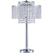 Kaitlyn Chrome 12"H Crystal Chrome Table Lamp - Time 2 Sleep (West Covina, CA)