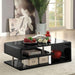 Ninove Black/Chrome Coffee Table - Time 2 Sleep (West Covina, CA)