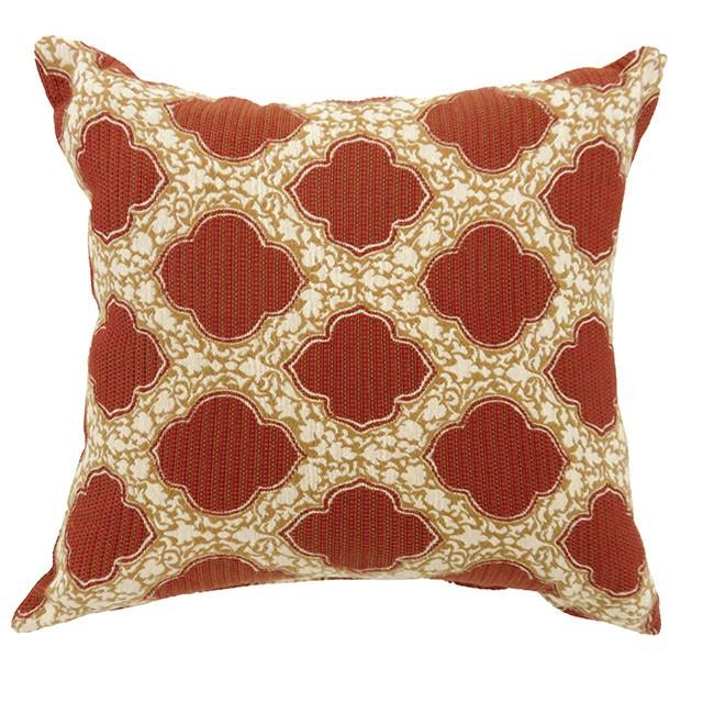 ROXY 22" X 22" Pillow, Red (2/CTN) - Time 2 Sleep (West Covina, CA)