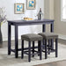 CAERLEON 3 Pc. Counter Ht. Table Set, Blue - Time 2 Sleep (West Covina, CA)