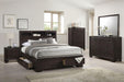 Liihfd Queen Bed/Dark Walnut in Dark Merlot - Time 2 Sleep (West Covina, CA)