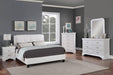Vphong Queen Bed in White / Espresso - Time 2 Sleep (West Covina, CA)