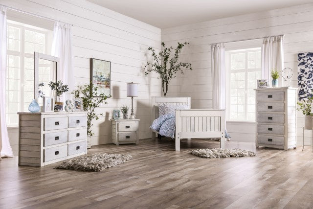 Rockwall Full, Queen, & Twin Bed White, Gray, & White - Time 2 Sleep (West Covina, CA)
