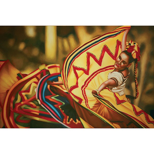 Danza Folklorica Printed Canvas Painting - Time 2 Sleep (West Covina, CA)
