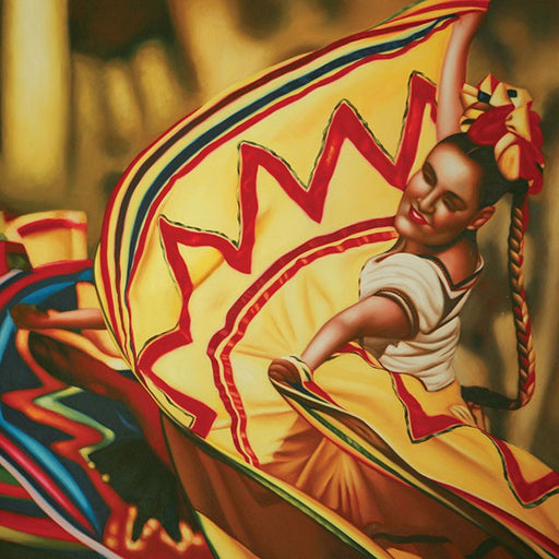 Danza Folklorica Printed Canvas Painting - Time 2 Sleep (West Covina, CA)