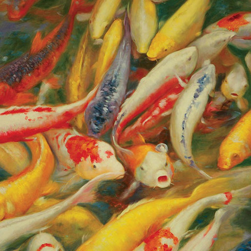 Koi Printed Canvas Painting - Time 2 Sleep (West Covina, CA)
